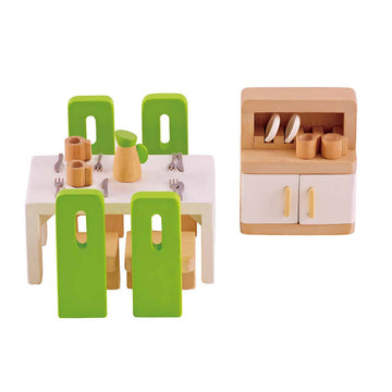 Hape Dining Room imaginative play quality wooden toys The Toy Wagon