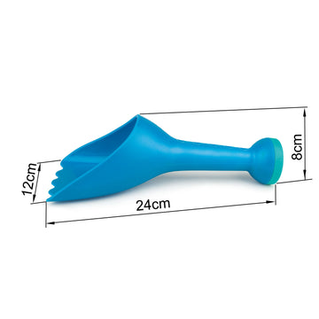 Hape Rain Shovel - Blue perfect for the sand or backyard play with quality outdoor toys The Toy Wagon