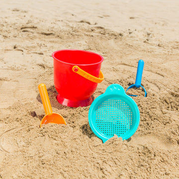 Hape Beach Basics perfect for the sand or backyard play with quality outdoor toys The Toy Wagon