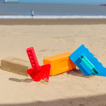 Hape Master Bricklayer Set perfect for the sand or backyard play with quality outdoor toys The Toy Wagon