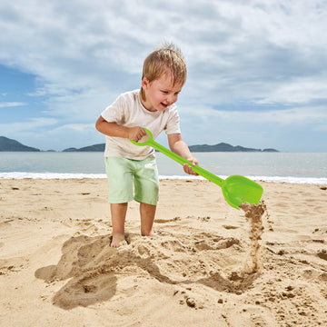 Hape Mighty Shovel, Green perfect for the sand or backyard play with quality outdoor toys The Toy Wagon