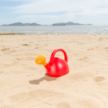 Hape Watering Can, Red perfect for the sand or backyard play with quality outdoor toys The Toy Wagon