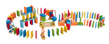 Hape Dynamo Dominoes perfect for little minds and hand, educational and high quality wooden toys The Toy Wagon