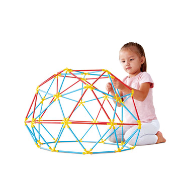 Hape Geodesic Structures perfect for little minds and hand, construction and educational high quality bamboo toys The Toy Wagon