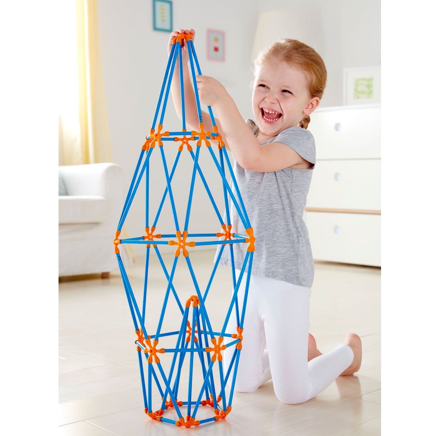 Hape Multi-Tower Kit perfect for little minds and hand, construction and educational high quality bamboo toys The Toy Wagon