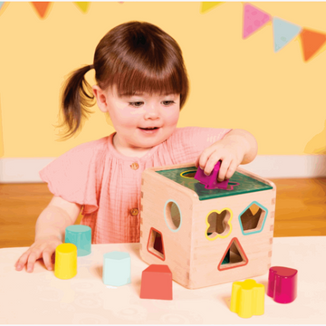 B. Wonder Cube Wooden Shape Sorter