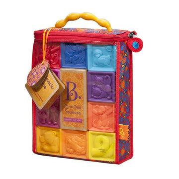 B. One Two Squeeze is a quality and educational nursery toy for babies.