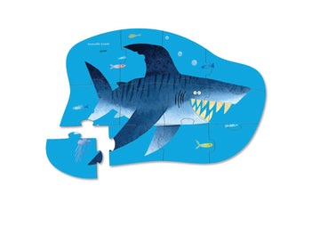 Crocodile Creek 12pc Mini Puzzle Shark City