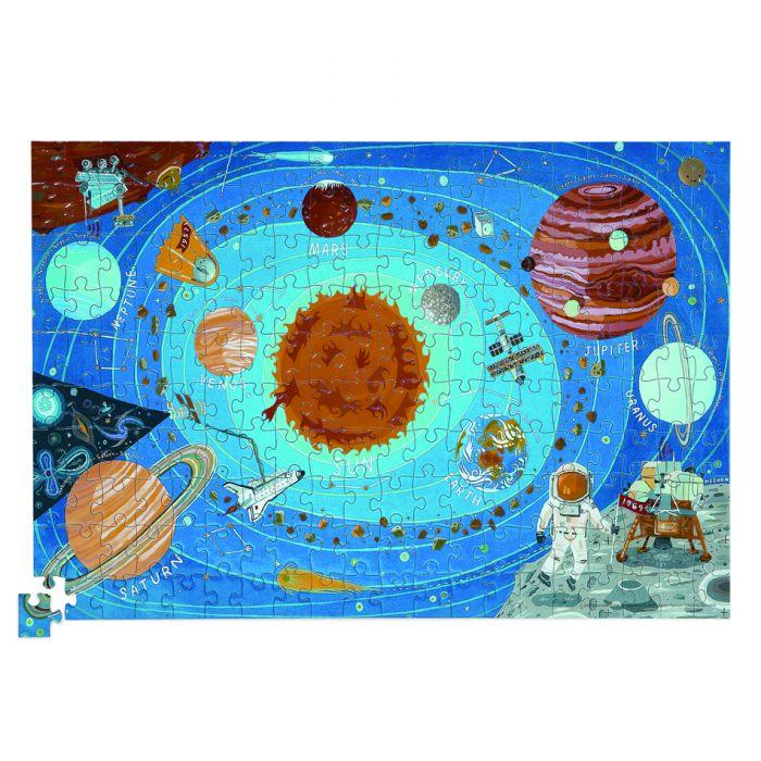 Crocodile Creek Puzzle + Poster Space 200pc - The Toy Wagon