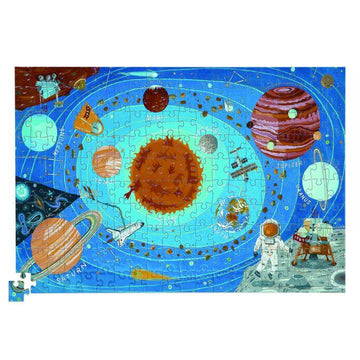 Crocodile Creek Puzzle + Poster Space 200pc - The Toy Wagon
