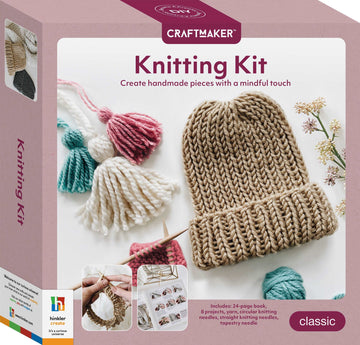 Craft Maker Classic Knitting Kit