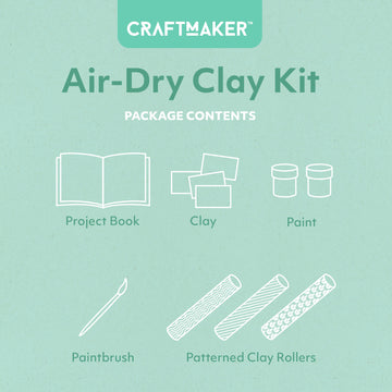 Craft Maker Air-Dry Clay Kit