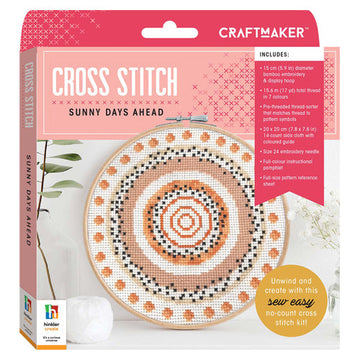 Craft Maker Cross-stitch Kit: Sunny Days Ahead