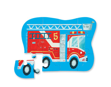 Crocodile Creek 12pc Mini Box Puzzle Fire Truck