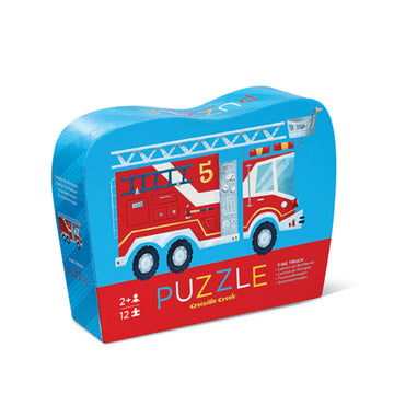 Crocodile Creek 12pc Mini Box Puzzle Fire Truck
