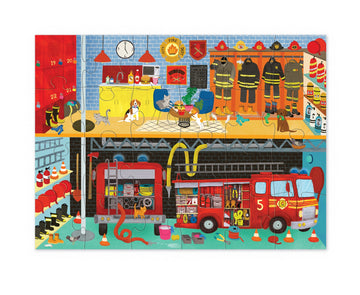 Crocodile Creek 24 Pc Puzzle: Fire House