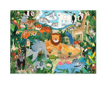 Crocodile Creek 24pc Puzzle Zoo