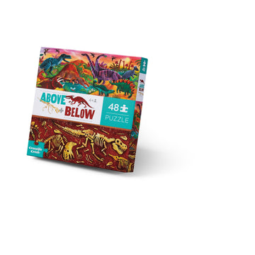 Crocodile Creek 48pc Puzzle Above & Below Dinosaur World