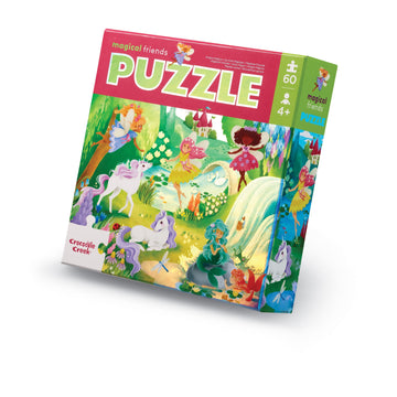 Crocodile Creek 60pc Holographic Puzzle Magical Friends