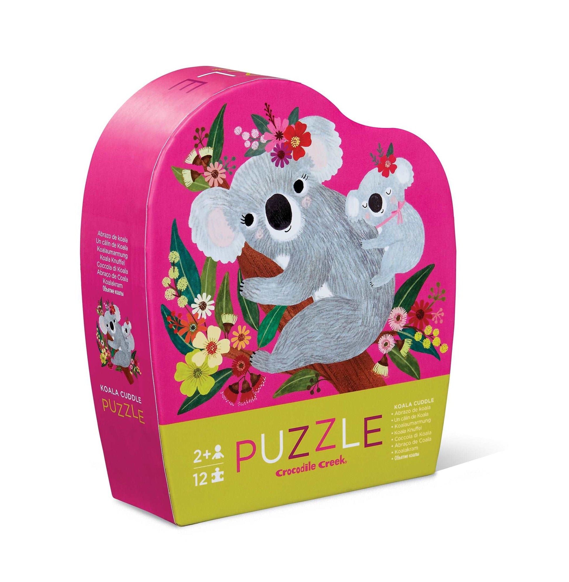 Crocodile Creek 12pc Mini Puzzle Koala Cuddle The Toy Wagon