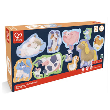 Hape Farm Animal Level Up Puzzle
