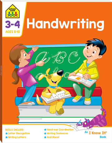 School Zone I know it: Handwriting educational activity book for kids The Toy Wagon