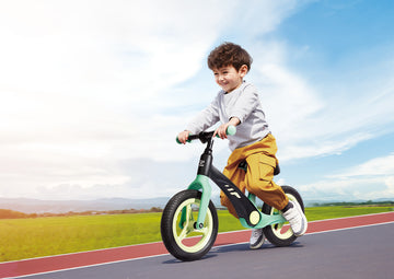 Hape Shock-Absorbing Balance Bike - Green & Black