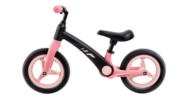 Hape Shock-Absorbing Balance Bike - Pink & Black