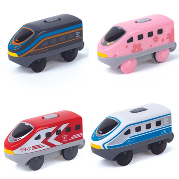 Hape Battery Powered Inter-city Loco 4  Pack