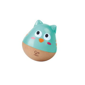 Hape Owl Musical Wobbler - Blue