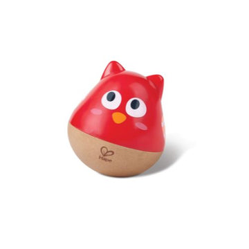 Hape Owl Musical Wobbler - Red