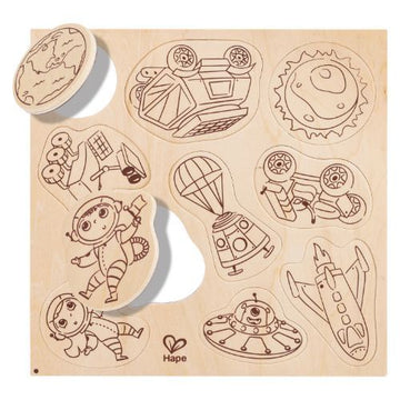 Hape Storytelling DIY Magnets Mars Space Life