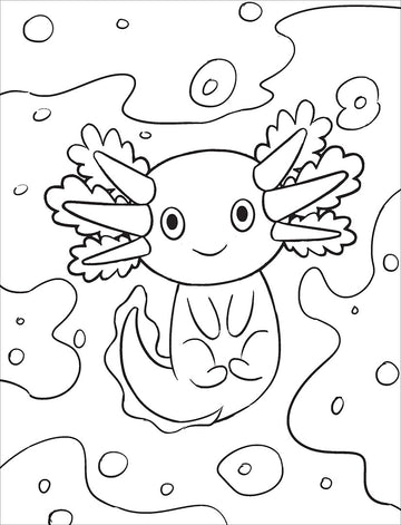 Kaleidoscope Colouring Kit: Axolotls