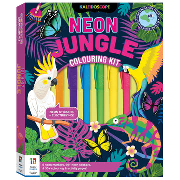 Kaleidoscope Colouring Kit Neon Jungle