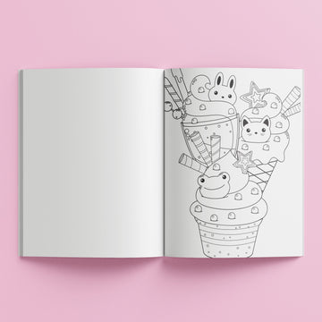 Kaleidoscope Colouring Scented Stickers: Sweet Treats