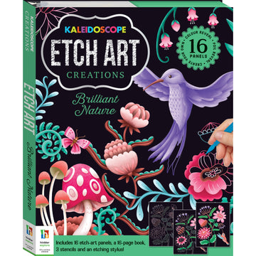 Kaleidoscope Etch Art Creations: Brilliant Nature