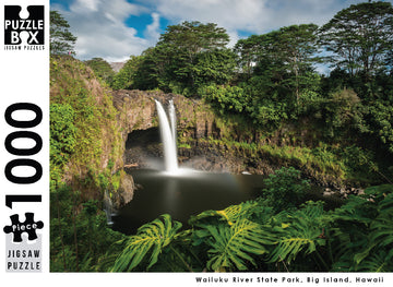 Premium Cut 1000 Piece Jigsaw Puzzle: Wailuku River, Hawaii