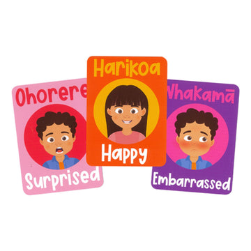 NZ Te Reo Go Fish Game Emotions 40 Cards