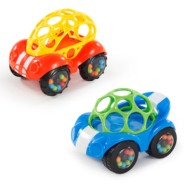 O Ball Rattle & Roll Car Assortment Blue & Red