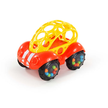 O Ball Rattle & Roll - Red & yellow - The Toy Wagon