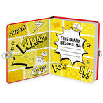 Peaceable Kingdom Lockable Diary: Superhero