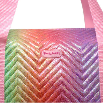 Pink Poppy Unicorn Dreamer Quilted Rainbow Duffle Bag