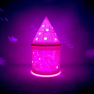 Pink Poppy Vibrant Vacation Colour Changing LED Lantern