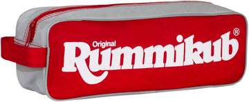 Rummikub pouch comes with a practical carrying handle, perfect for playing during travels.