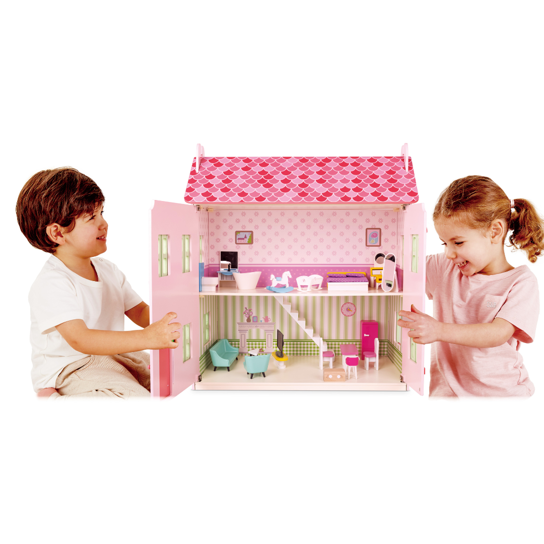 Hape dollhouse hot sale baby