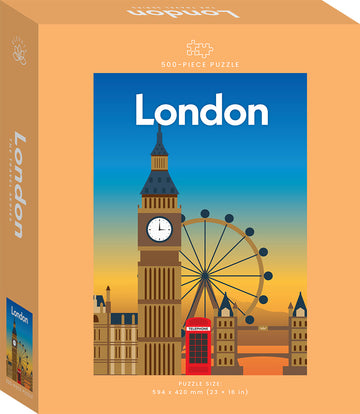 Travel Poster 300pc Jigsaw: London