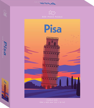 Travel Poster 300pc Jigsaw: Pisa