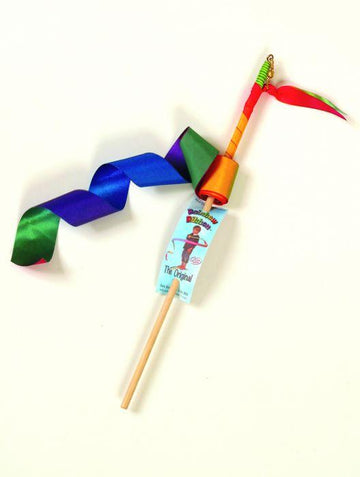 University Games Rainbow Ribbons Small has swirls of colour and the movement of the flowing ribbon capture the imagination kids.