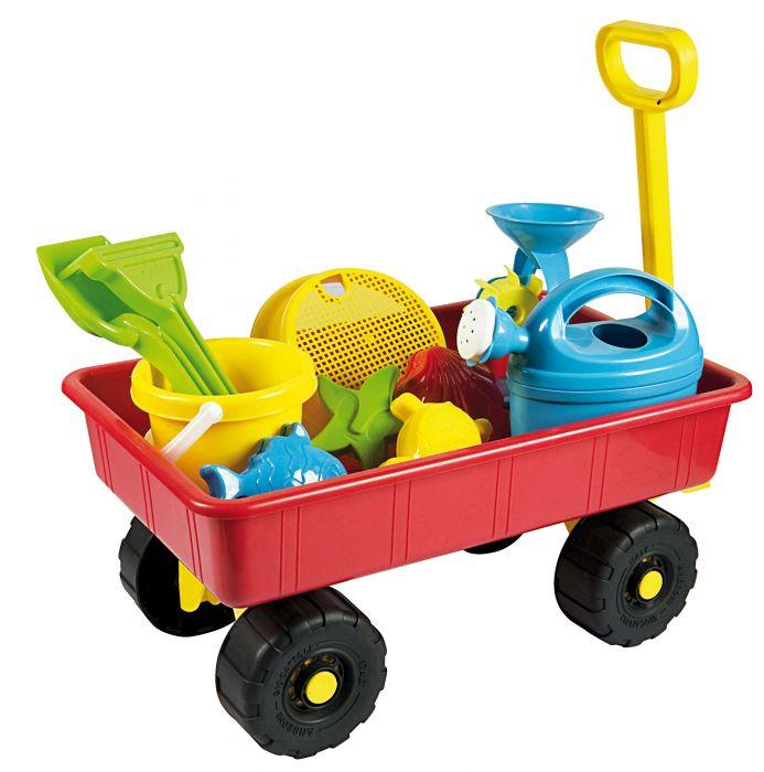 Summertime Trolley w Sand & Water Play items is a great accessory to have for winter and summer water and sand play.