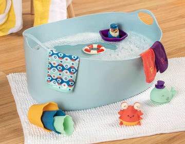 B. Tub Time Wee B. Splashy Bathtime Playset The Toy Wagon